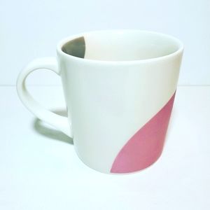 Starbucks Pink Gray Swirl Coffee Mug
